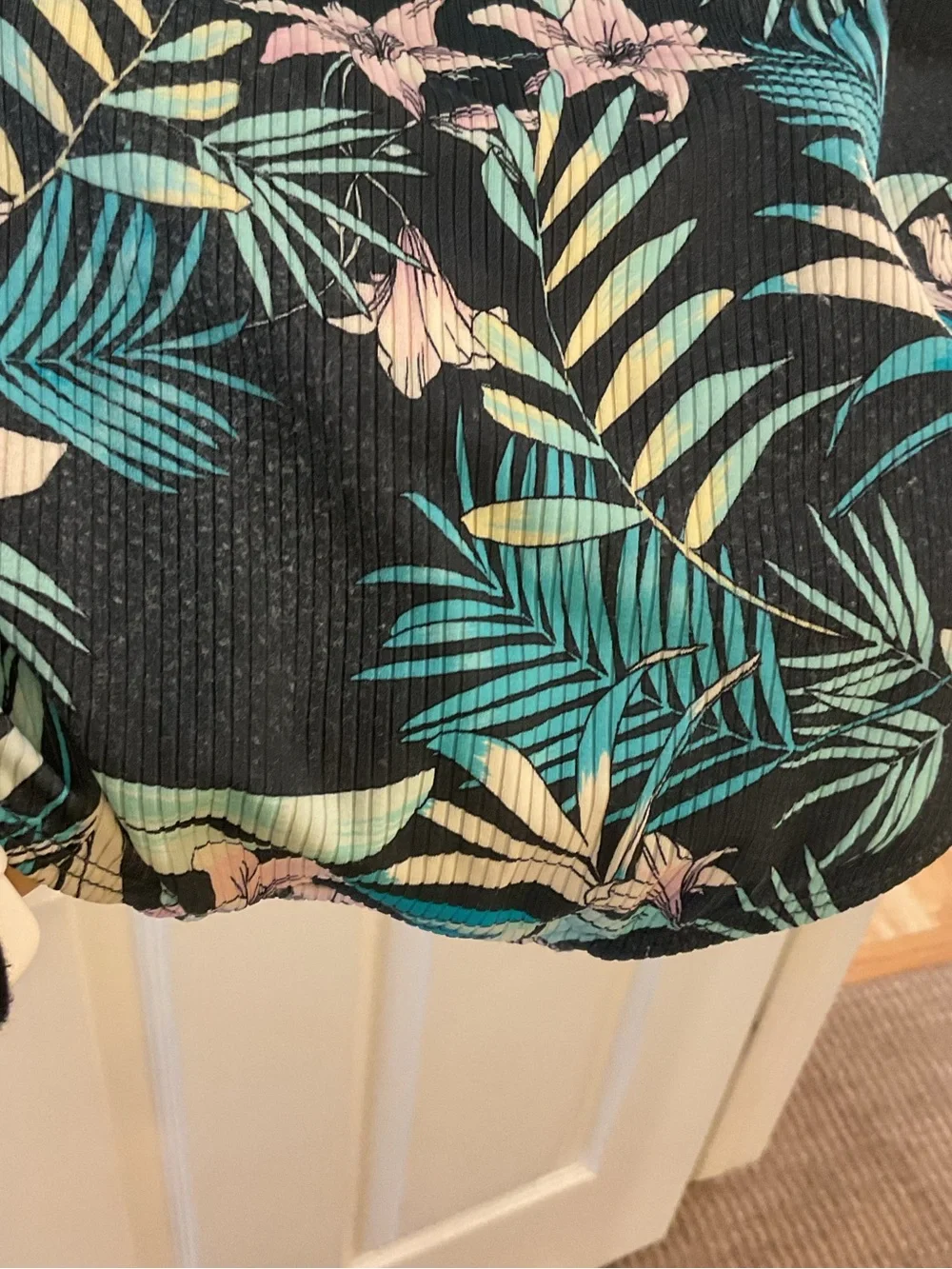 Art class Kids Tropical Floral One-Piece Swimsuit size XL 14/16